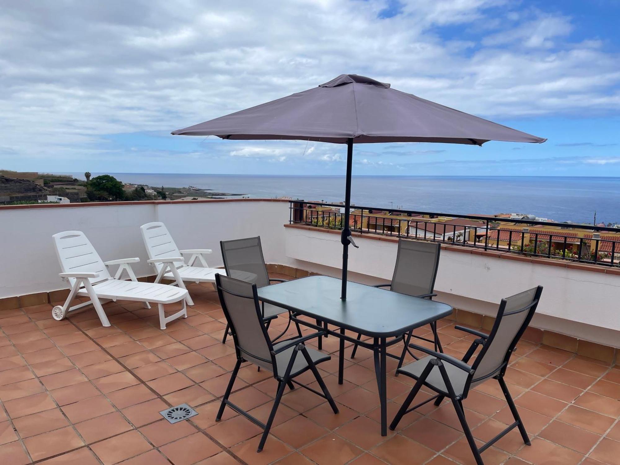 Amazing Duplex With Large Terrace And Sea Views Leilighet Puerto de Santiago  Eksteriør bilde